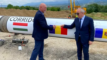 Miniștrii Energiei și șefii operatorilor de sistem, în inspecție la Coridorul Vertical. Șeful TRANSGAZ: „Proiectul își dovedește viabilitatea”