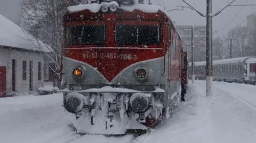 90 de trenuri CFR, anulate din cauza frigului. „Pot să apară și alte modificări