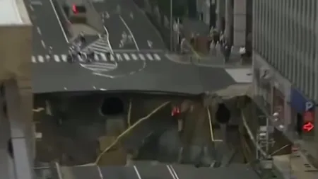 Exemplul de eficiență în Japonia. În cât timp au reușit muncitorii japonezi să repare acest drum surpat