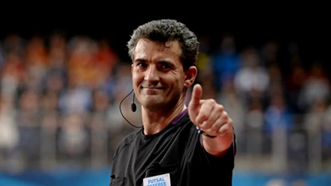 Un român va arbitra finala Campionatului European de futsal