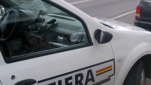 O mașină de Poliție, implicată într-un accident la Constanța