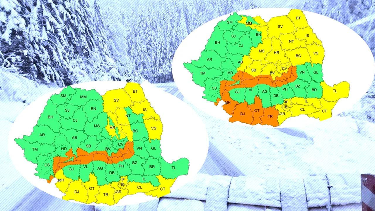 România, traversată de un ciclon care a adus ninsori în toată țara. Cum se circulă pe șosele. Meteorologii ANM dau detalii de ultimă oră, în exclusivitate pentru Gândul