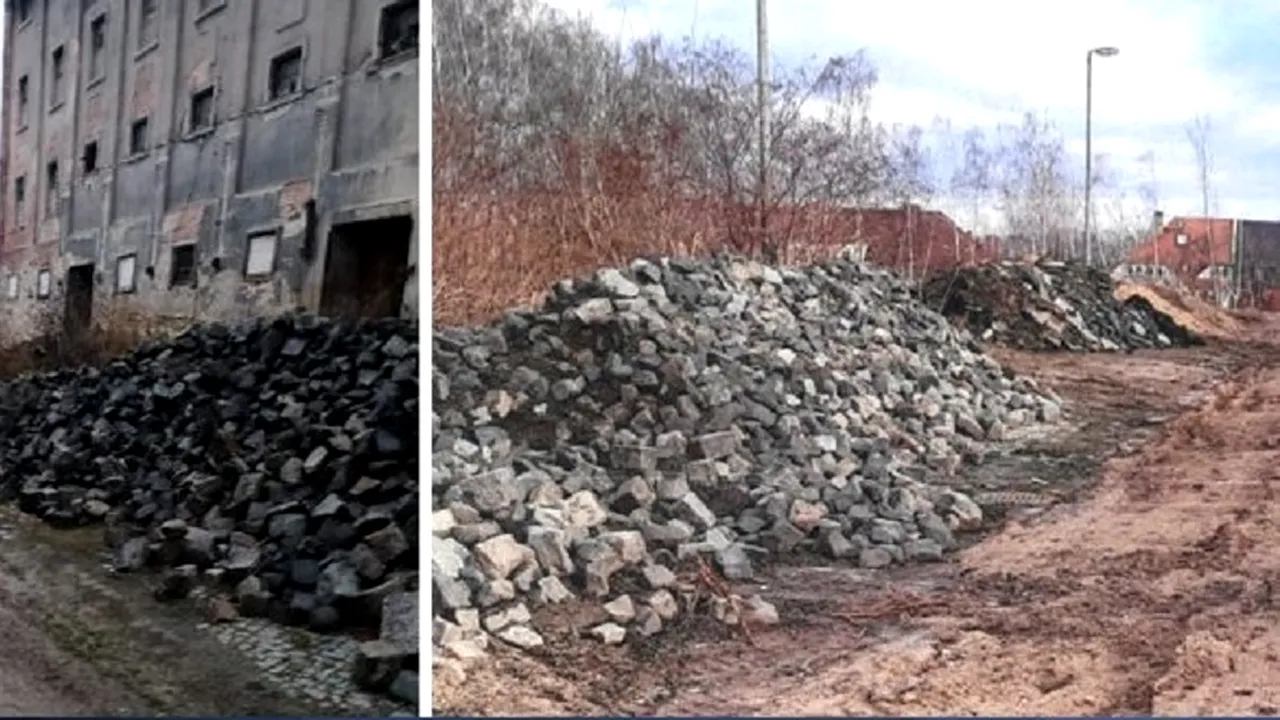 Un bărbat a furat tot pavajul unei străzi din Germania, apoi l-ar fi vândut pe internet. Suspectul a fost arestat