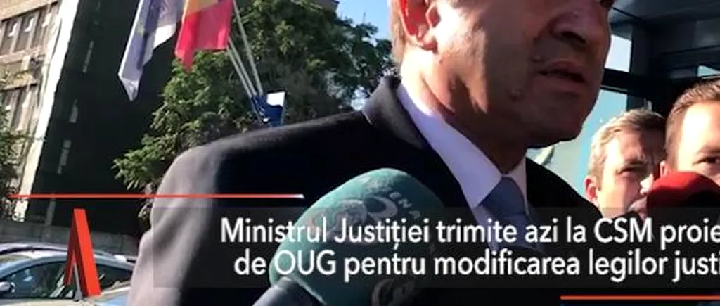 Toader trimite la CSM proiectul de OUG pentru modificarea LEGILOR JUSTIȚIEI