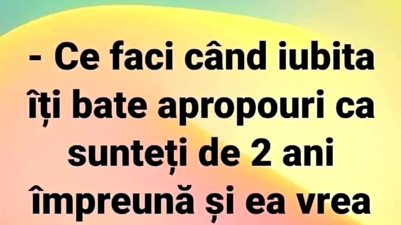 BANCUL ZILEI | Întrebări după 2 ani de relație
