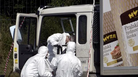 Cei patru bărbați reținuți în cazul camionului cu 71 de cadavre compar în fața justiției ungare