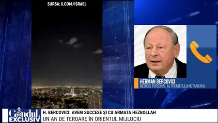 Herman Bercovici „i-a ascuns” lui Bibi Netanyahu DERAPAJUL antisemit al Dianei Șoșoacă: „Cei care fac gălăgie acum vor dispărea”
