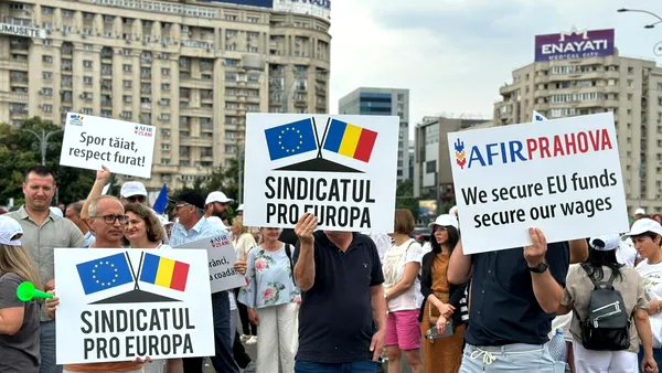 Mii de sindicaliști sunt așteptați să protesteze în fața Guvernului, față de măsurile luate de guvernul Bolojan