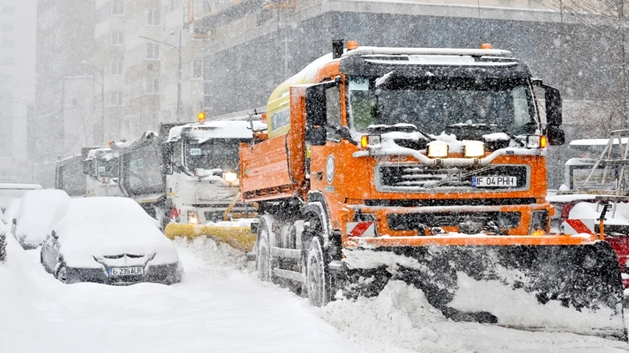 Ce măsuri se iau pentru deszăpezirea arterelor din Capitală