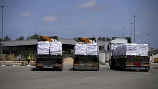 Armata israeliană a permis transferul de asistență umanitară în Fâșia GAZA, după mai mult de două luni