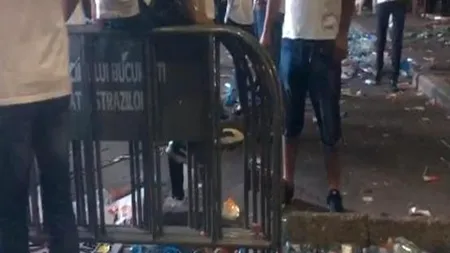 Piața Victoriei a fost curățată de muncitorii primăriei după mitingul PSD