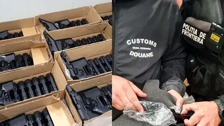 Ministrul Afacerilor Interne anunță o captură record de arme: „Vorbim aici de 2.850 de pistoale noi, cu glonț” - FOTO/VIDEO