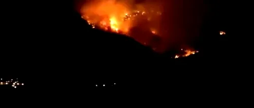 VIDEO | Pompierii greci luptă cu un incendiu puternic pe insula Thassos. Mesajul MAE pentru turiștii români
