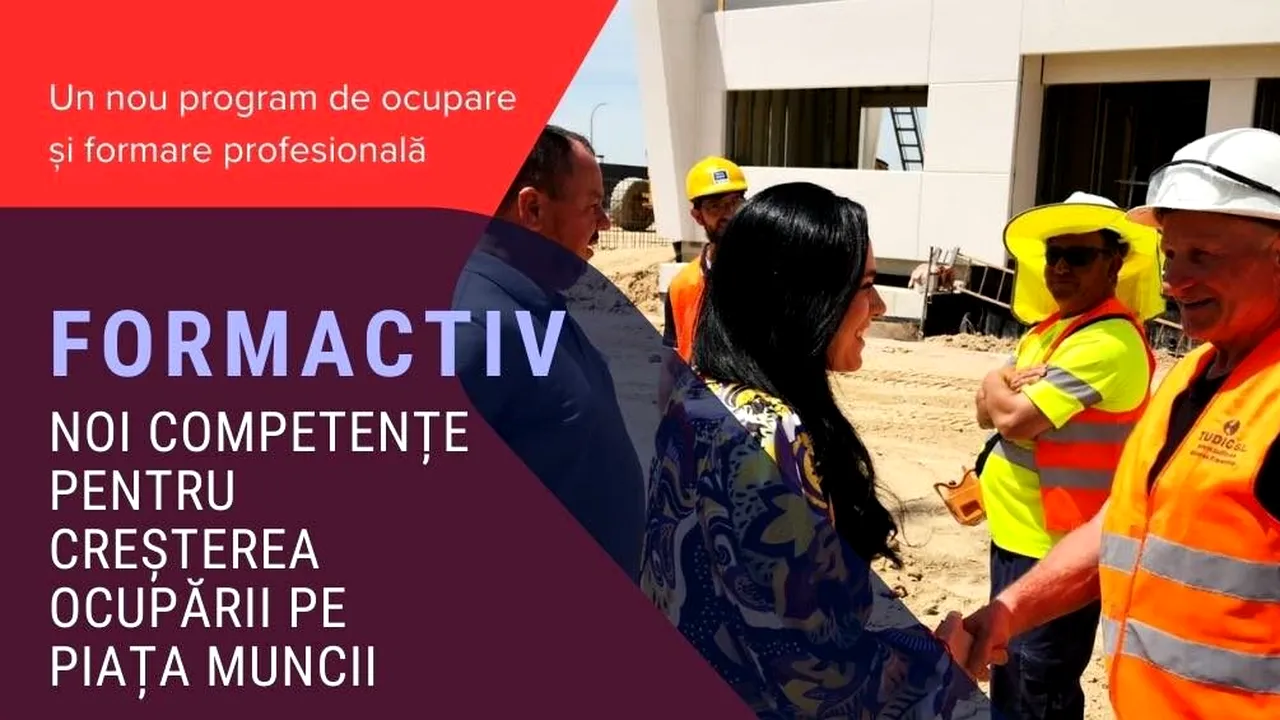 Ministerul Muncii: Programul „FORMACTIV” sprijină angajatorii care formează profesional persoane cu vârsta de peste 30 de ani