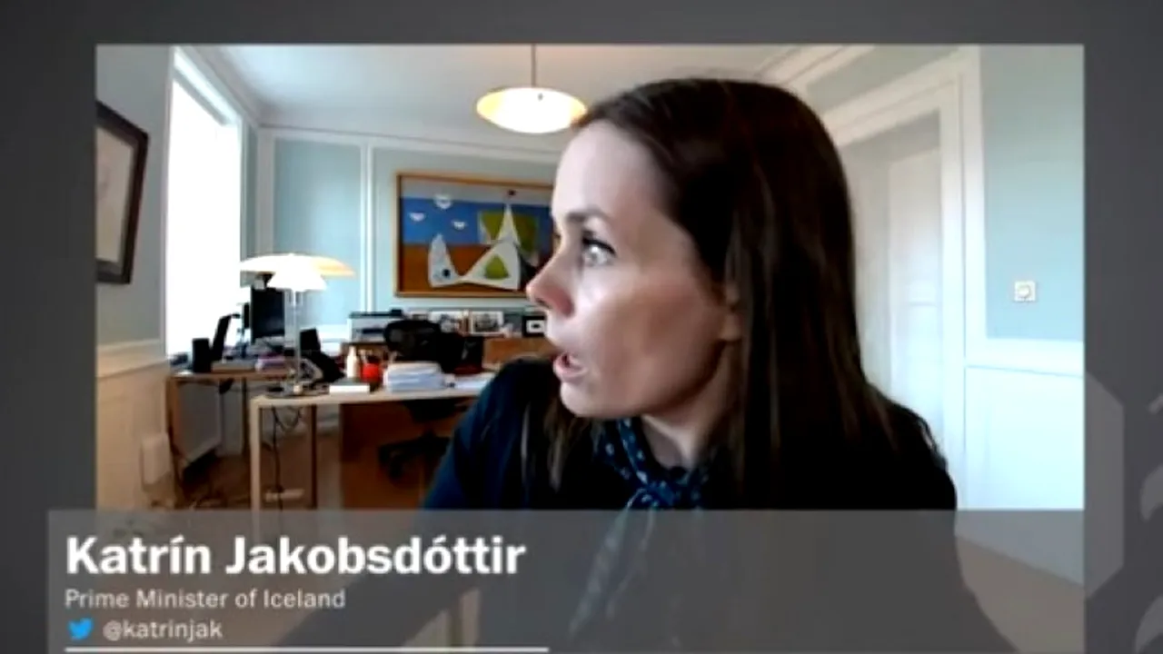 Cutremur cu magnitudinea de 5,5 în Islanda. Șefa guvernului a resimțit live seismul, în timpul unei transmisiuni tv (VIDEO)