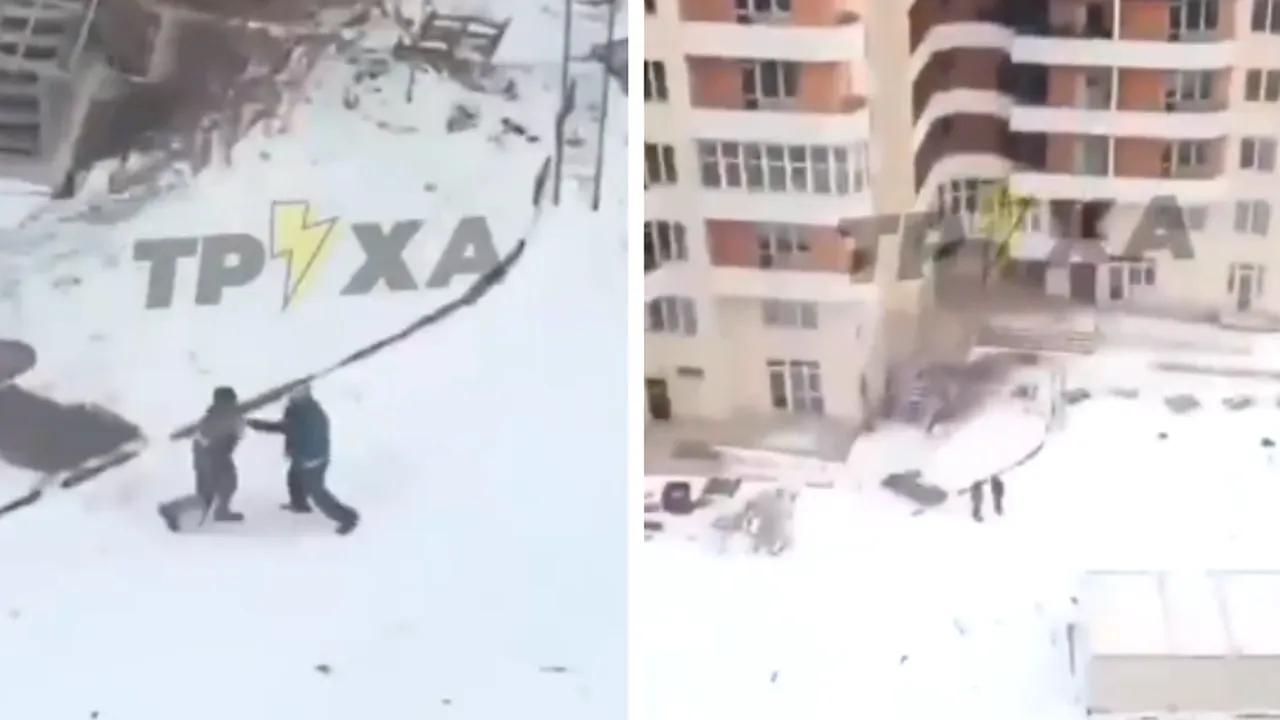 VIDEO| Momentul șocant în care un ucrainean se luptă cu un soldat rus înarmat