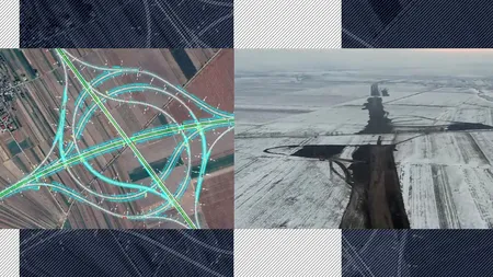 Cum va arăta primul nod rutier de mare viteză de tip turbion din România. Lucrarea va avea 12 pasaje, 8 bretele și 5 podețe