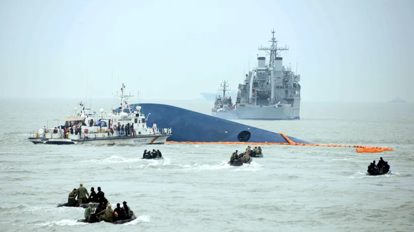 Noi arestări în cazul feribotului scufundat în Coreea de Sud. Ultimul bilanț: 64 de morți și 240 de dispăruți