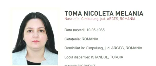 Nicoleta a fost dată DISPĂRUTĂ în timp ce se afla în vacanţă în Turcia. Incredibil unde a fost găsită, după o săptămână de căutări