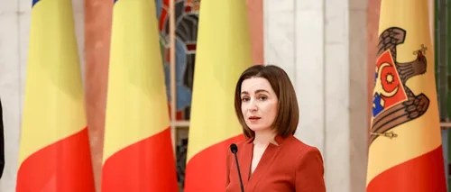 Maia Sandu cere ca granițele Republicii Moldova să fie respectate. Apelul vine în contextul rachetelor rusești care au survolat spațiul aerian al țării