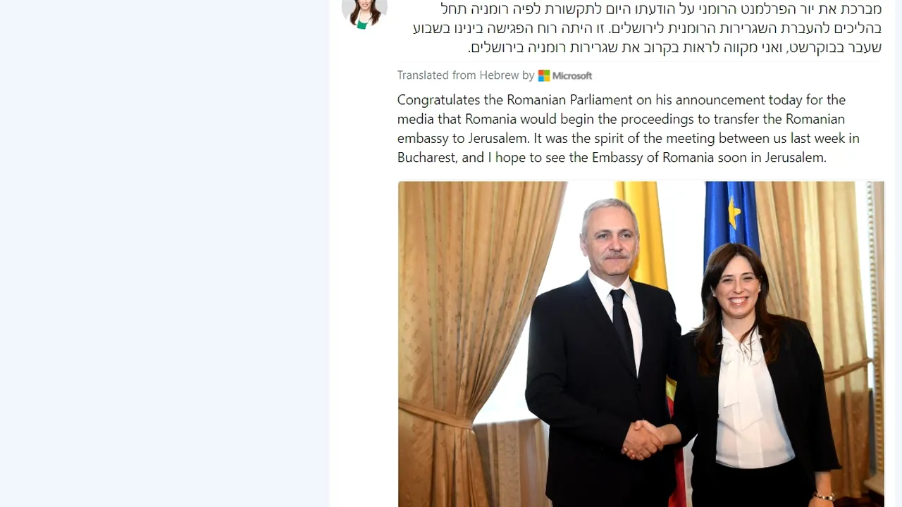 Cum s-au lăsat escrocați israelienii de Dragnea, Dăncilă & Meleșcanu 