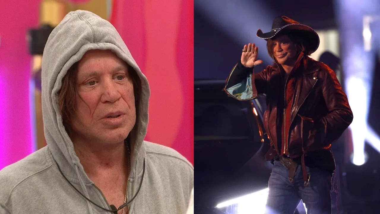 Mickey Rourke, dat AFARĂ de la show-ul Big Brother. Comportamentul 