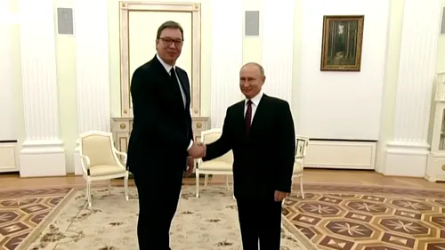 Preşedintele sârb Aleksandar Vucic a stabilit cu Vladimir Putin un nou contract pe trei ani pentru achiziţia de gaze ruseşti