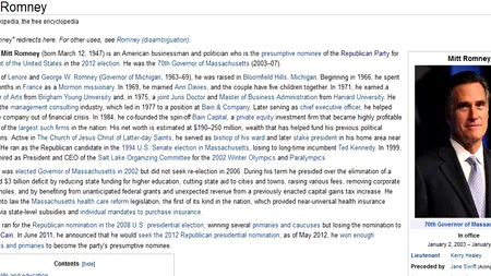 Cum a reușit comediantul Stephen Colbert să blocheze pagina de Wikipedia a lui Mitt Romney