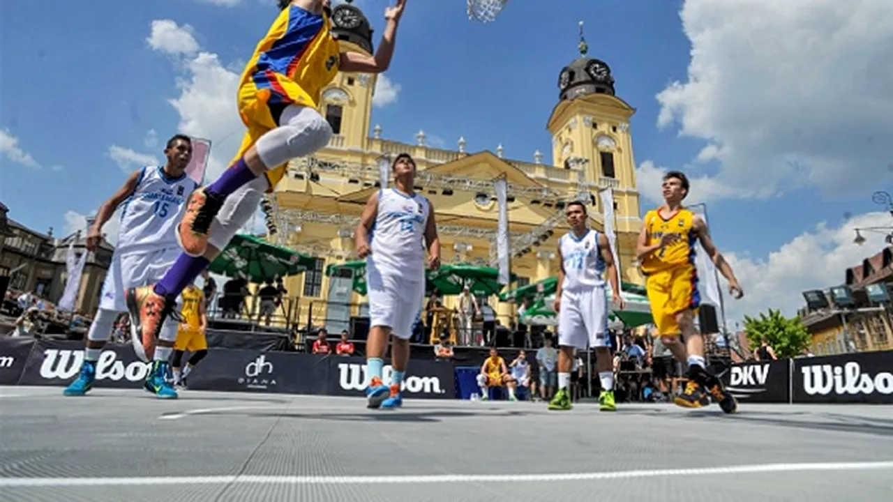 Naționala de baschet juniori, calificată în sferturi la CM 3x3 de la Debrecen