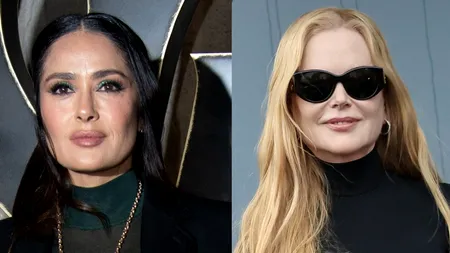 Nicole Kidman și Salma Hayek, situație STÂNJENITOARE la Săptămâna Modei de la Paris. Filmarea a devenit VIRALĂ