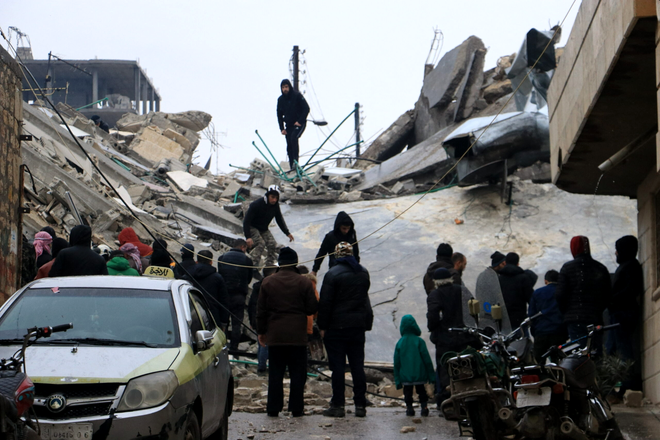 Cutremur în Turcia și Siria / Sursa foto: Anadolu Agency / ABACAPRESS.COM / Mediafax Foto