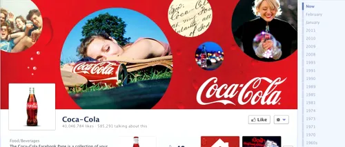 Ce au în comun Facebook și Coca Cola?