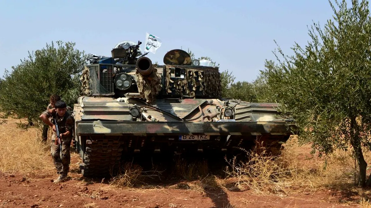 FOTO. Tancul din Siria 