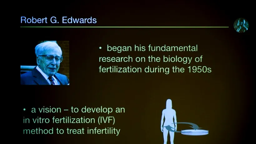 Robert Edwards, pionier al fecundării in vitro, recompensat cu premiul Nobel, a murit