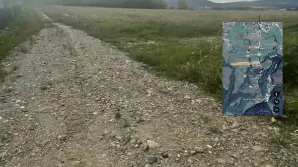 Orașul din România în care un teren se vinde cu 5 lei/mp. Suprafața utilă este de 9.732 mp și există posibilitatea de parcelare