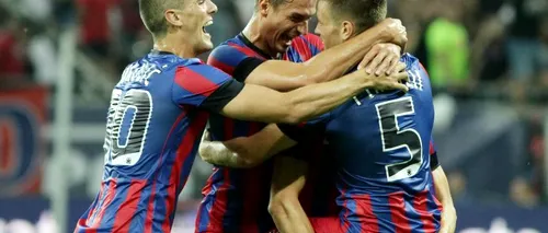 Steaua a învins FC Vaslui, scor 1-0, în Liga I