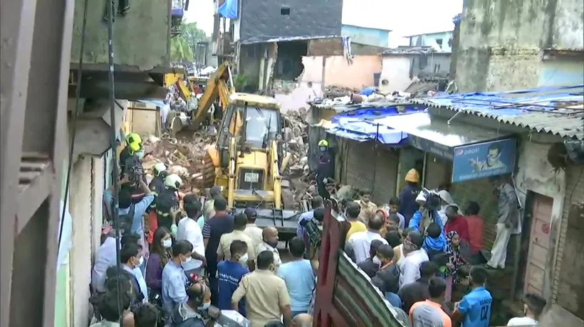 Tragedie în India, 11 morți după ce o clădire s-a prăbușit în urma ploilor musonice (Galerie FOTO&VIDEO)
