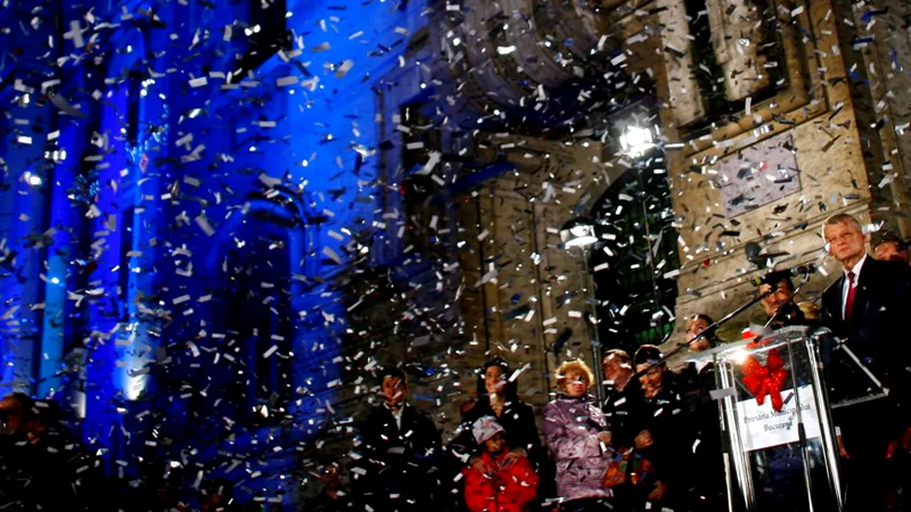 Când aprinde Oprescu luminițele de Crăciun