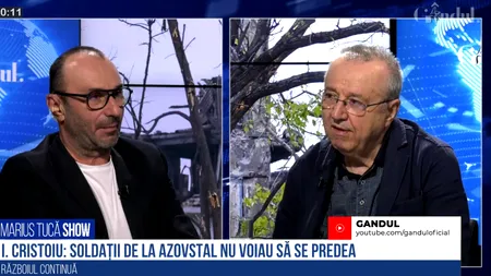 VIDEO Ion Cristoiu: „Mariupolul a fost conceput de ucraineni ca o fortăreață. Soldații ucraineni se retrăseseră la Azovstal, ei nu voiau să se predea. Faptul că s-au predat rușilor este considerată o mare victorie a lor”