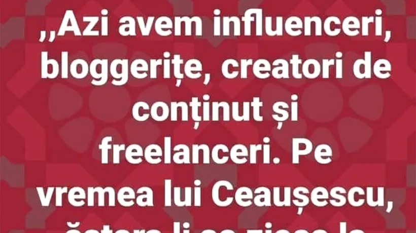 BANCUL ZILEI | Cum se numeau influencerii pe vremea lui Ceaușescu