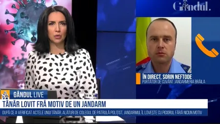 GÂNDUL LIVE. Sorin Neftode, IJJ Brăila, reacție după ce un jandarm a lovit un biciclist. Ce făcuse tânărul în urmă cu câteva zile