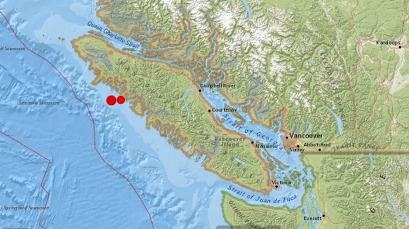 Cutremur cu magnitudinea de 6,7 grade în Canada
