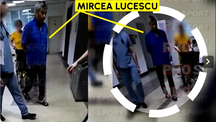 Mircea Lucescu a fost surprins de ProSport la prima oră, pe holurile spitalului, alături de doctori, în jurul orei 8:15, unde urma să mai facă o serie de controale înainte de a fi externat.