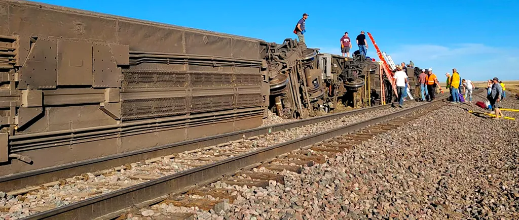 Mai multe persoane au murit în Statele Unite, după ce trenul Amtrak a deraiat în statul american Montana
