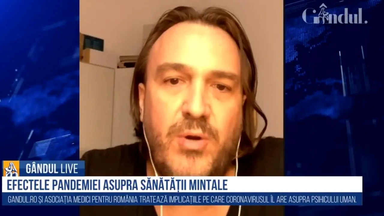 Webinar interactiv „Gândul” și Asociația „Medici pentru România”. Psihoterapeutul Bogdan Mera: Revenirea la viața normală după pandemie se va face lent