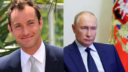 Jude Law îl va interpreta pe Vladimir Putin într-un FILM biografic. Actorul: „Pare a fi un munte Everest de escaladat”