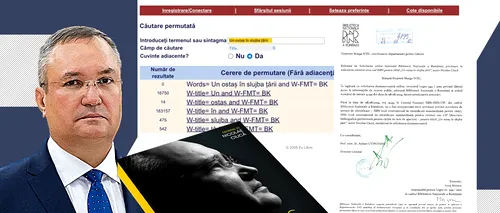 Biblioteca Națională CONFIRMĂ: Cartea „ostașului” CIUCĂ nu există! Volumul nu era nici pe 8 august în CATALOGUL GENERAL, nu este nici acum!