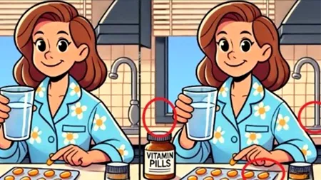 TEST de logică | Găsiți toate cele 3 diferențe dintre aceste două poze, în cel mult 23 de secunde