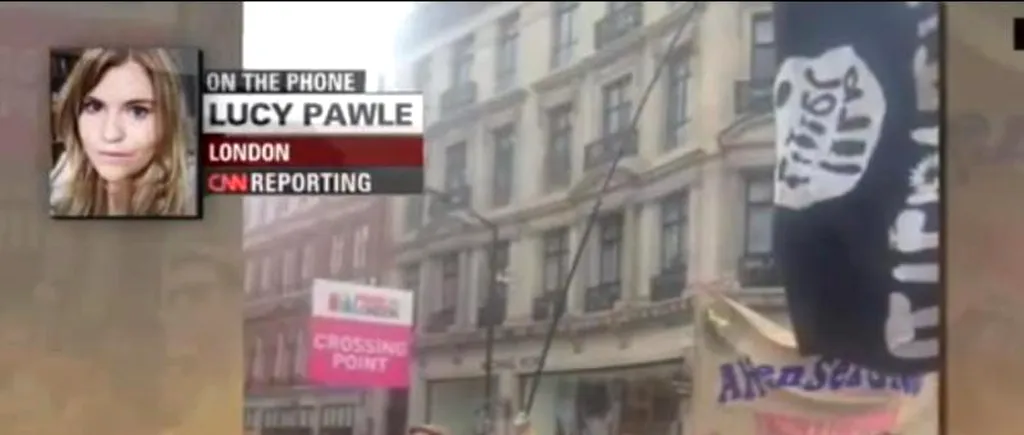 Gafă de proporții la CNN, în timpul unei relatări de la o paradă gay. Este cu siguranță un steag ISIS!