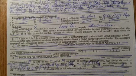 Cine l-a scăpat de amenda de 2.000 de lei pe protestatarul surdo-mut care a 